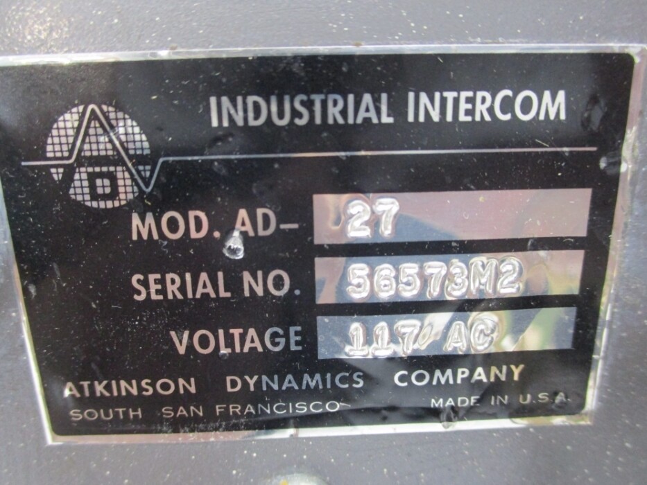 ATKINSON DYNAMICS AD-27 UNMP