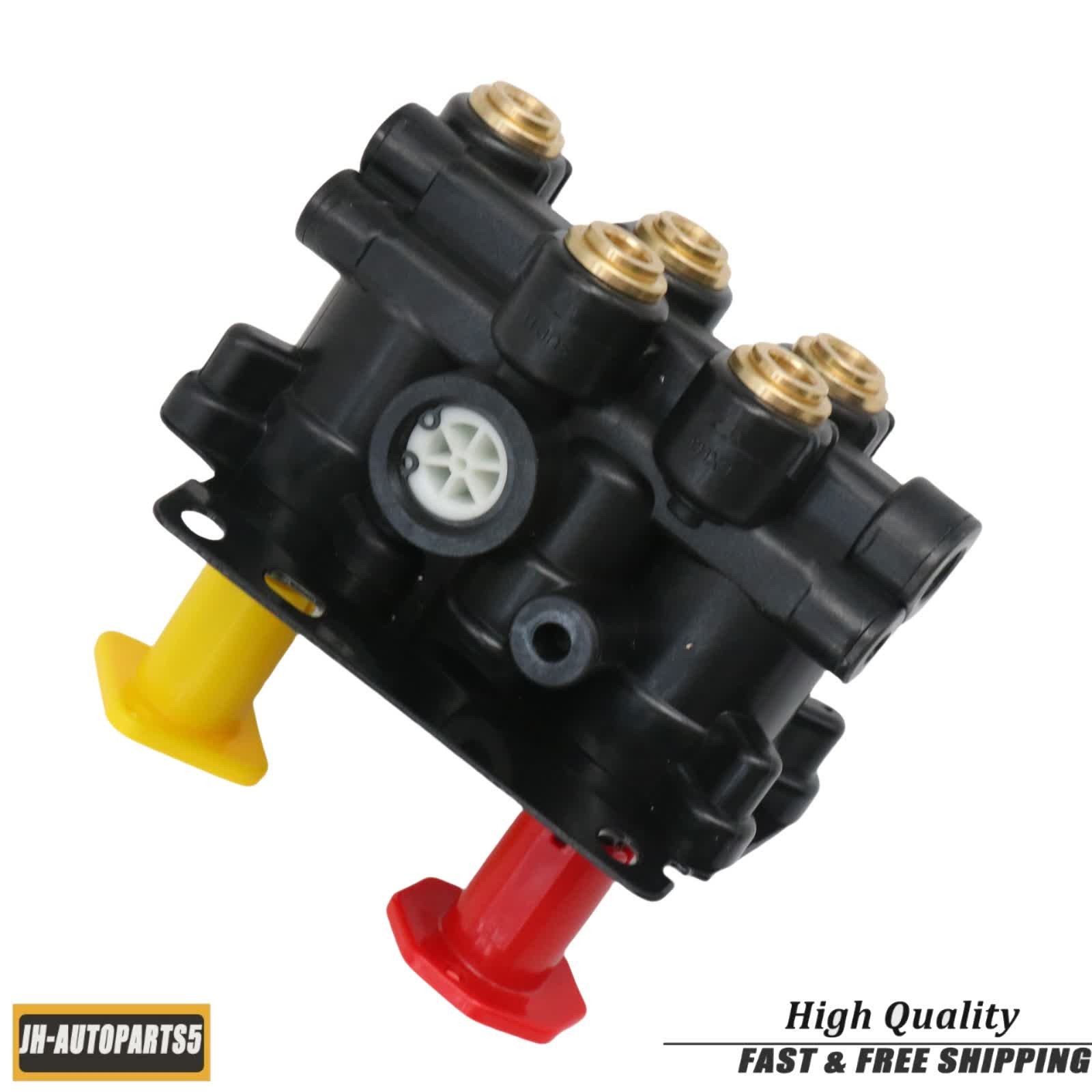 For Volvo VNL Dash Valve Dual Park Brake W/ 5 Ports 24340522 21315044 K035691