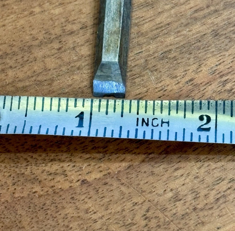 Antique Eclipse (British) 1/4” Socket Chisel