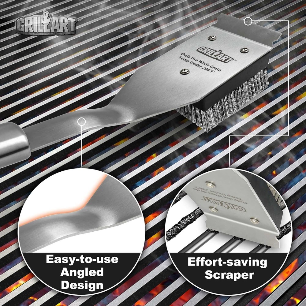 Stainless Steel Grill Scraper Head