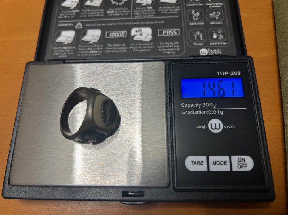 Sterling Ring 31 Stanley 56 Size 11 - 14.61 g.
