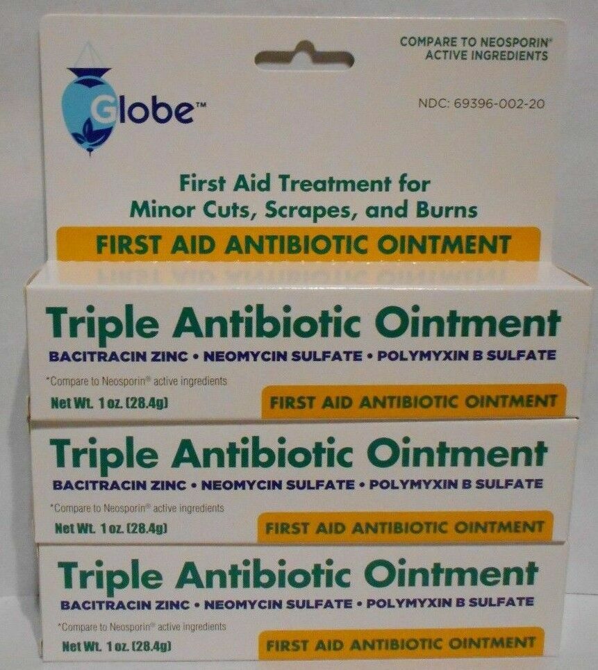 First Aid Triple Antibiotic Ointment 1oz -  - 3 Tubes