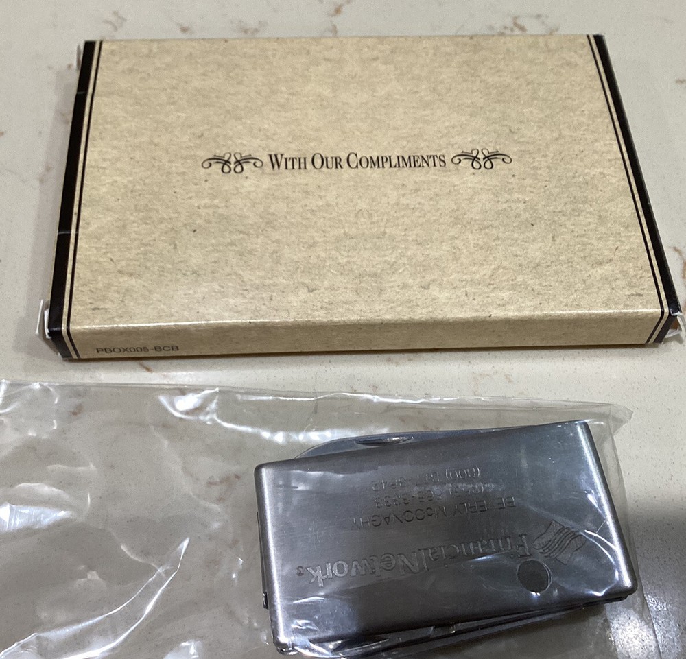 Belt Clip Tiny 5 Tool Mult-Tool (promotional give-away) Knife, Scissors Etc.