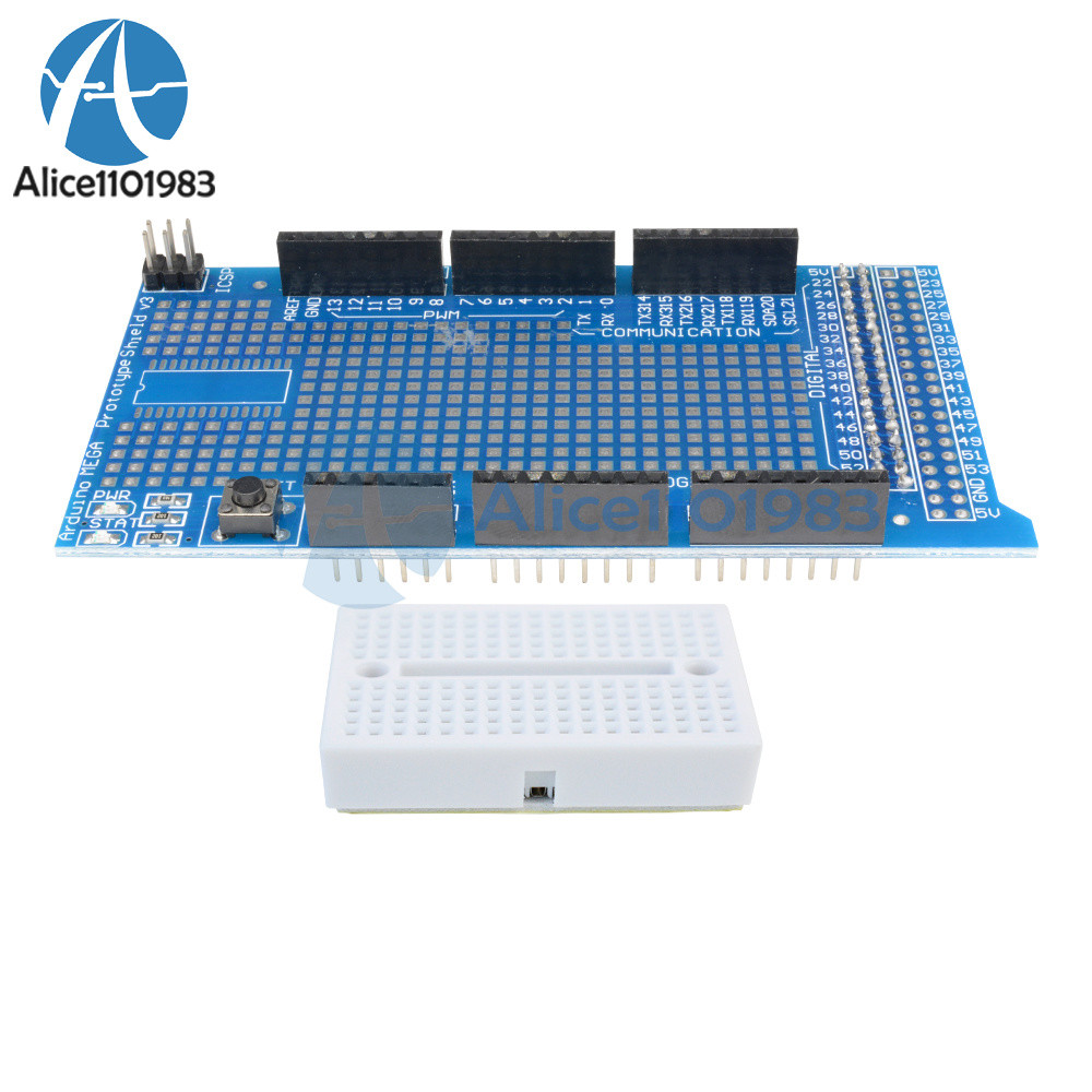 Arduino UNO2011 MEGA2560 Prototype Shield ProtoShield V3 with min breadboard 170