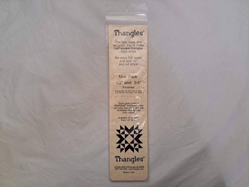 Thangles - Mini Pack (1/2" and 3/4") Finished