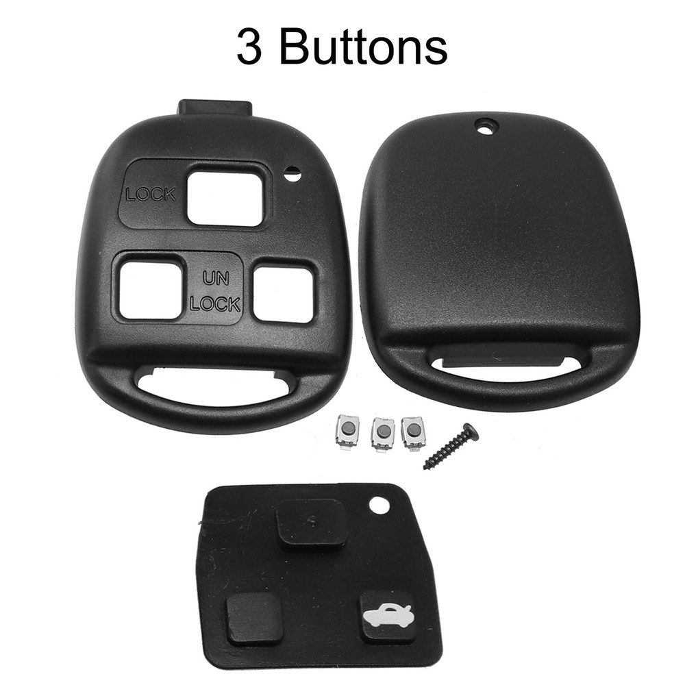 Key Button Pad Key Shell 3Button Auto Care Car Accessories Car Remote Key Case