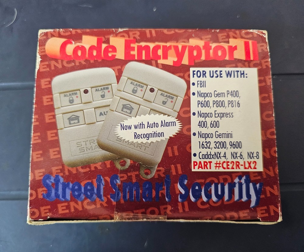 Code Encryptor II  Street Smart Security Module only