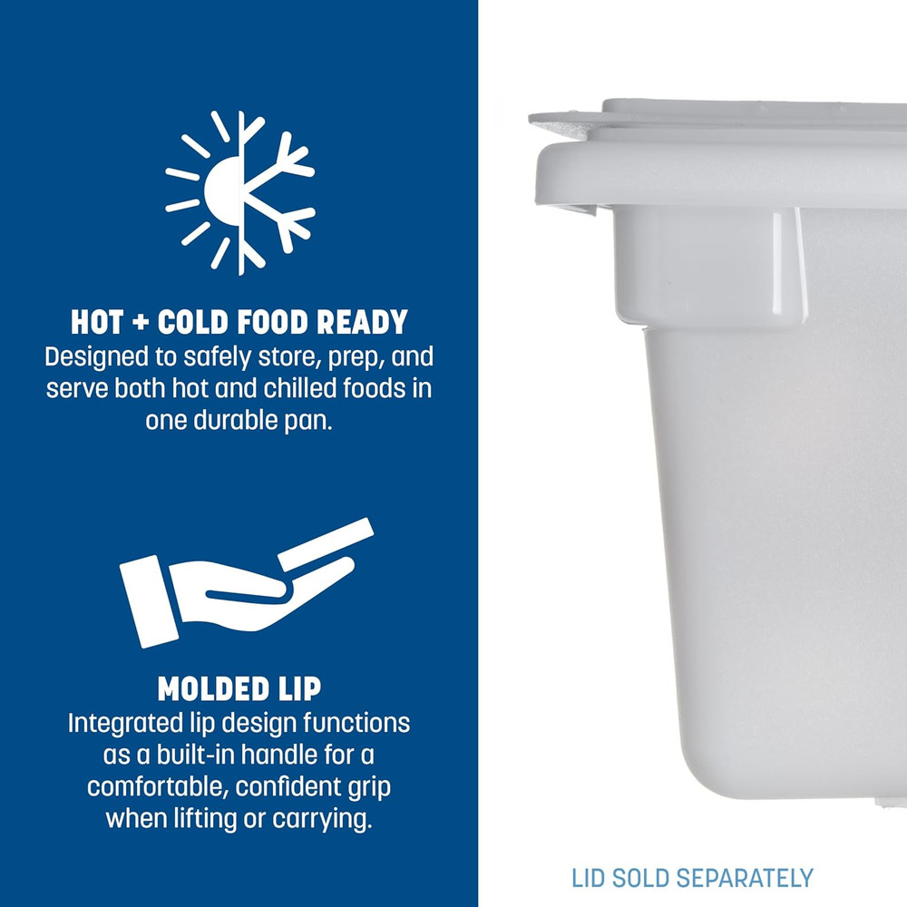 Storplus Food Storage Container with Stackable Design for Catering, Buffets, Res