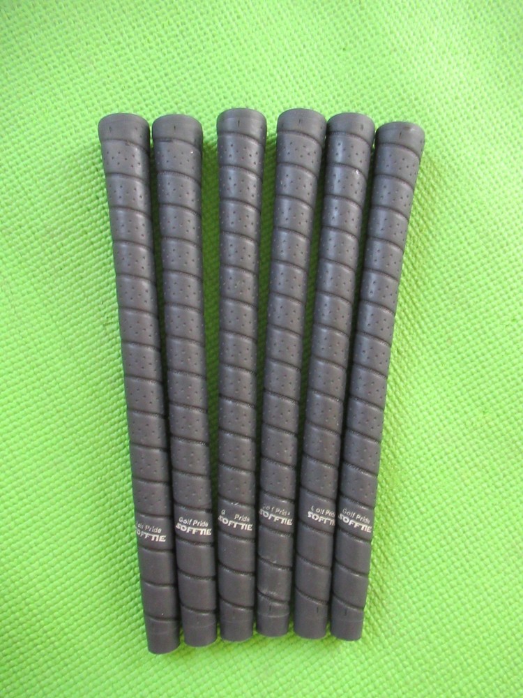 Rare lot set 6 used Golf Pride Softie grip pulls pull offs