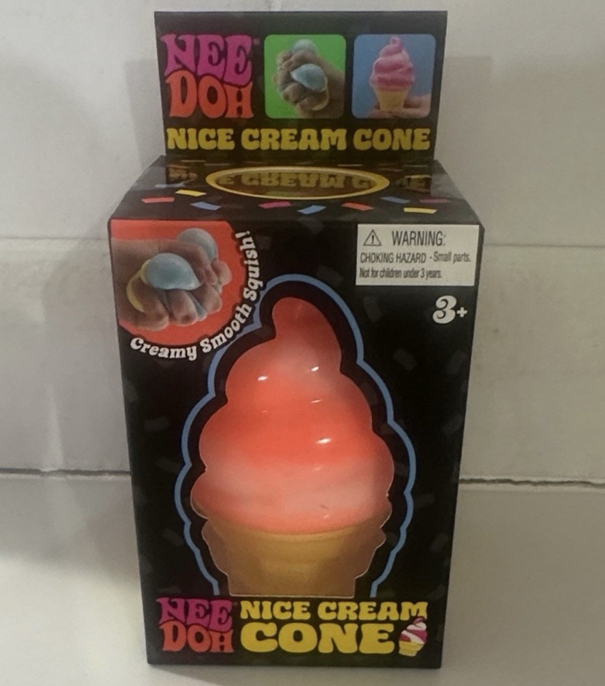 NeeDoh Nice Cream Cone Orange