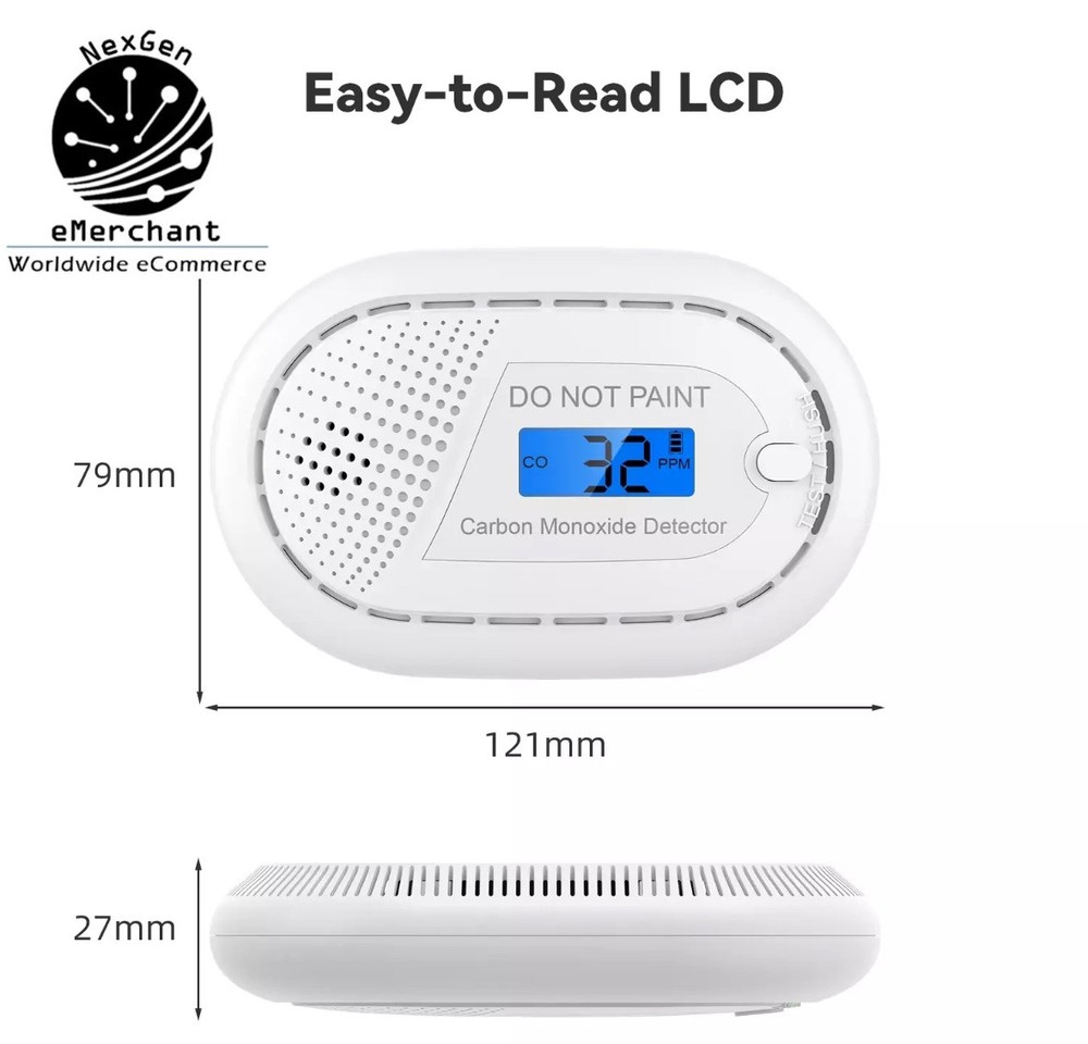 RUNIDUR CARBON MONOXIDE ALARM 2PACK