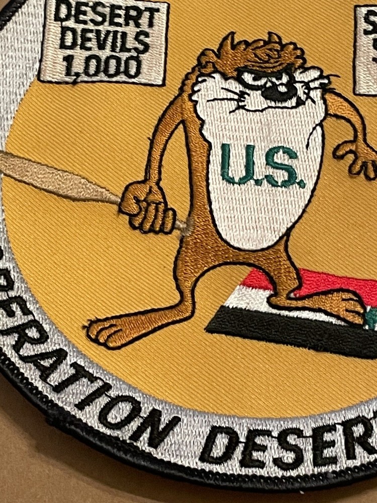 Operation Desert Storm Patch (Big) Battin A Thousand Desert Devils 1000 Saddam 0
