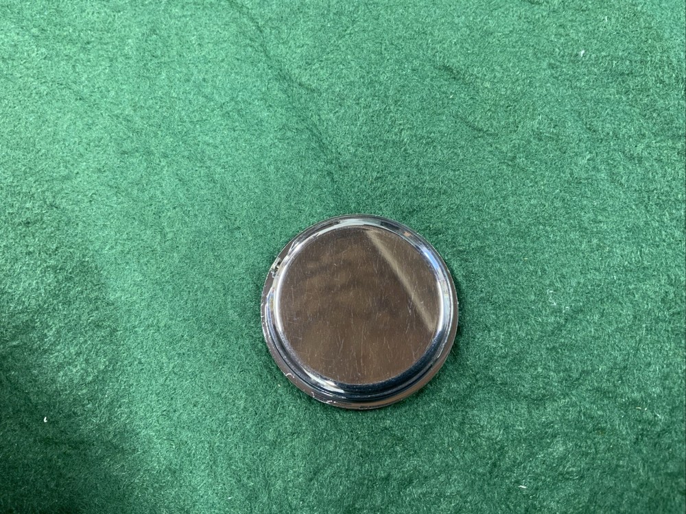 New Mini Quartz Clock Movement Insert, 40mm Bezel Chrome 37mm Insert Silver Face