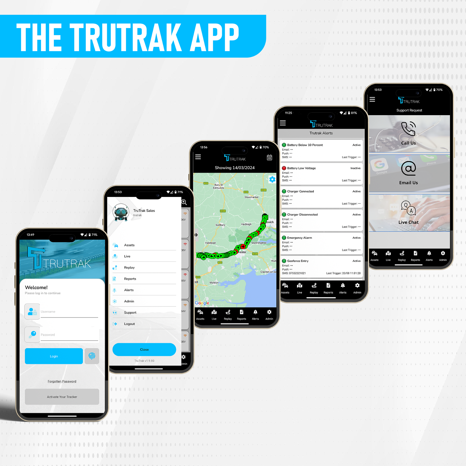 TruTrak 4G GPS Tracker Real Time Vehicle Van Motorbike Caravan Car Tracking PAYG