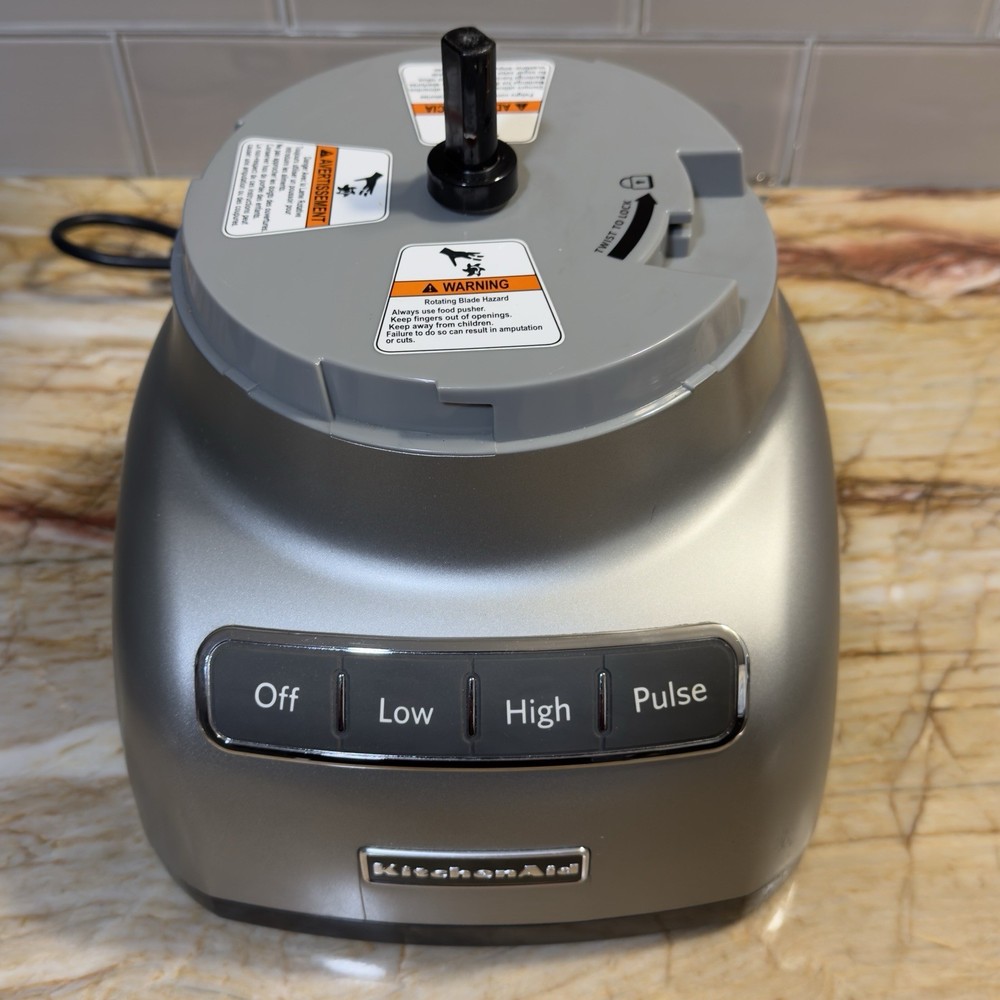 Kitchen Aid Food Processor Silver - 7 Cup - Model KFP0711