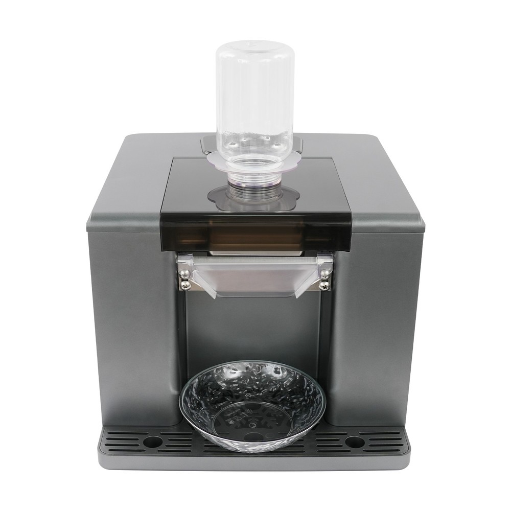 Snowflake Ice Making Machine Shaved Ice Machine Automatic Shaved Ice Maker Grey