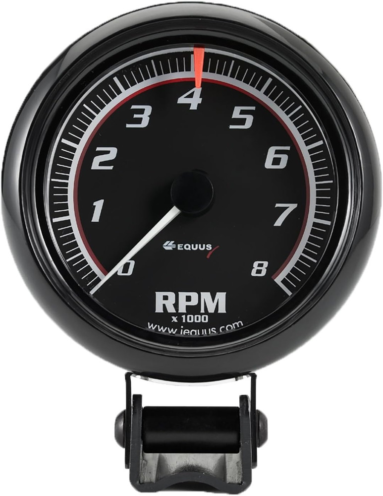6086 2-1/2" Mini Tachometer, Black