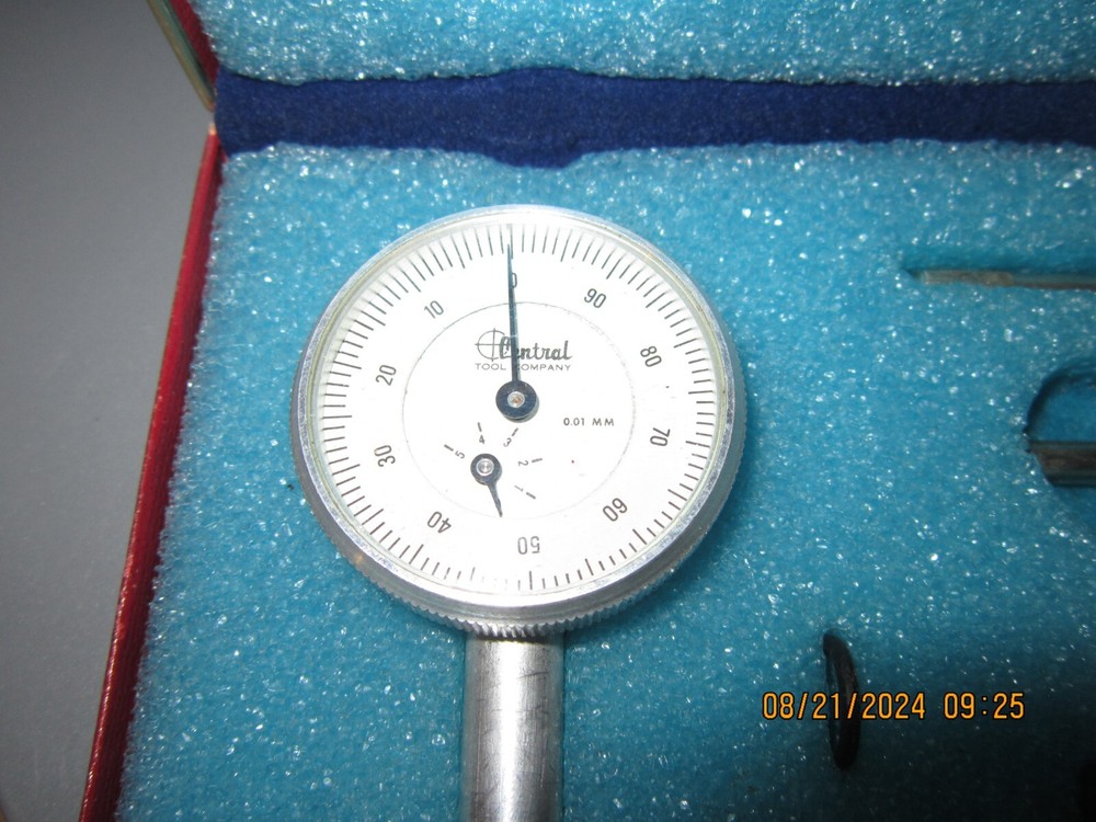 Central .01 Dial Indicator, Please Read Listing, No Returns