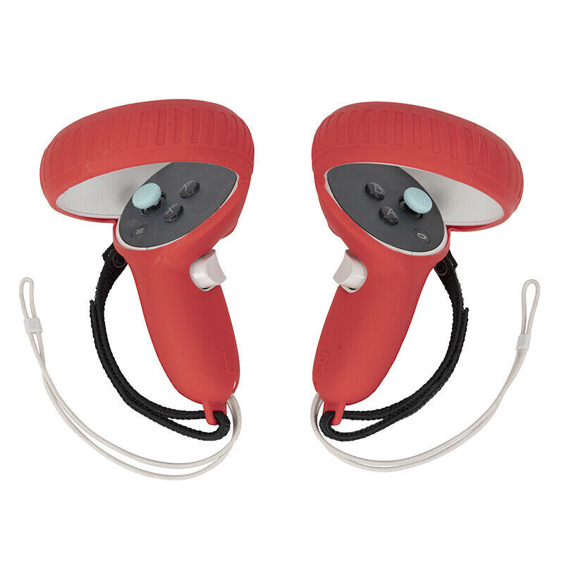 For Oculus Quest 2 VR Silicone Controller Grip Protective Case Handle Cover Kit