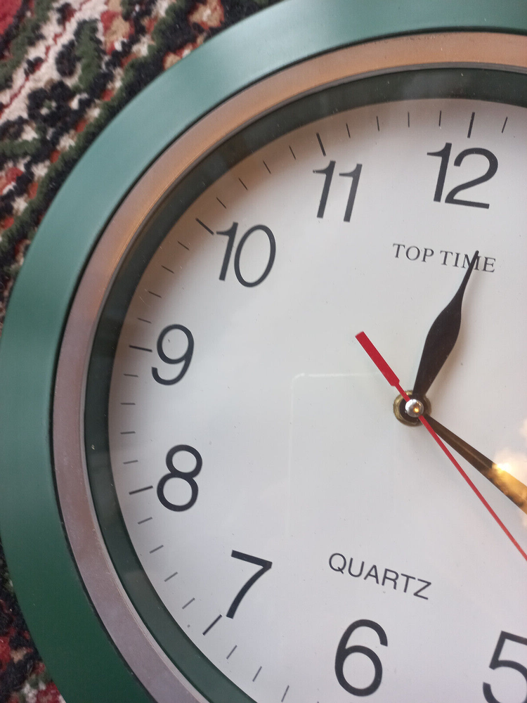 WALL CLOCK - 35x35x5 cm Quartz timing