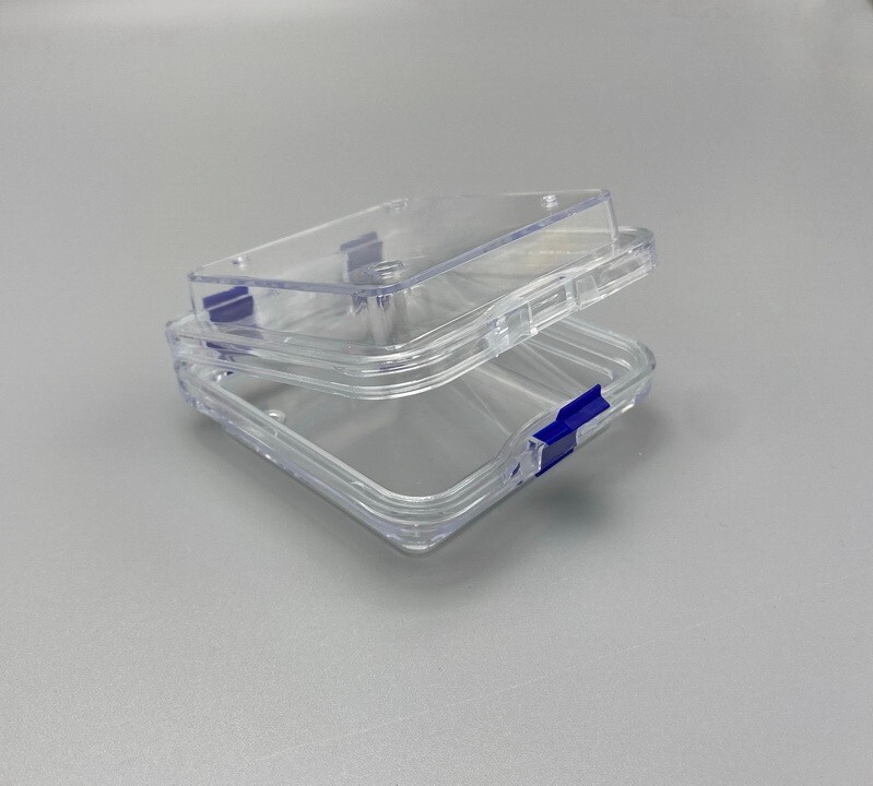 Denture False Teeth Membrane Case Container Hinged Display Box Jewelry Retainer