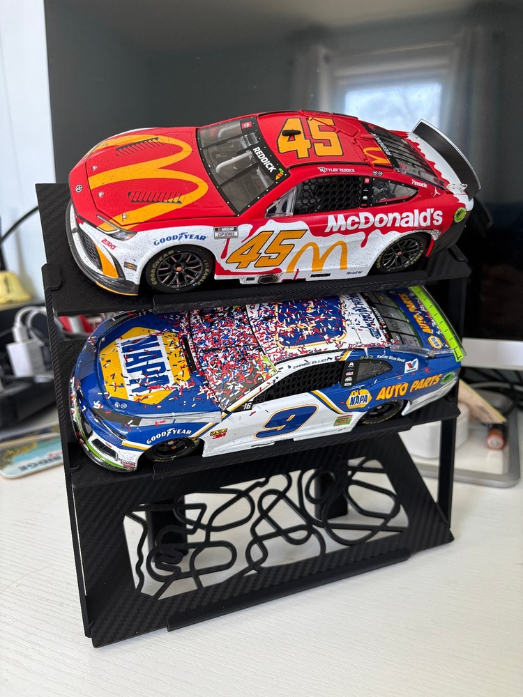1:24 NASCAR die-cast Desk Stand, 3-Tier, PLEASE READ