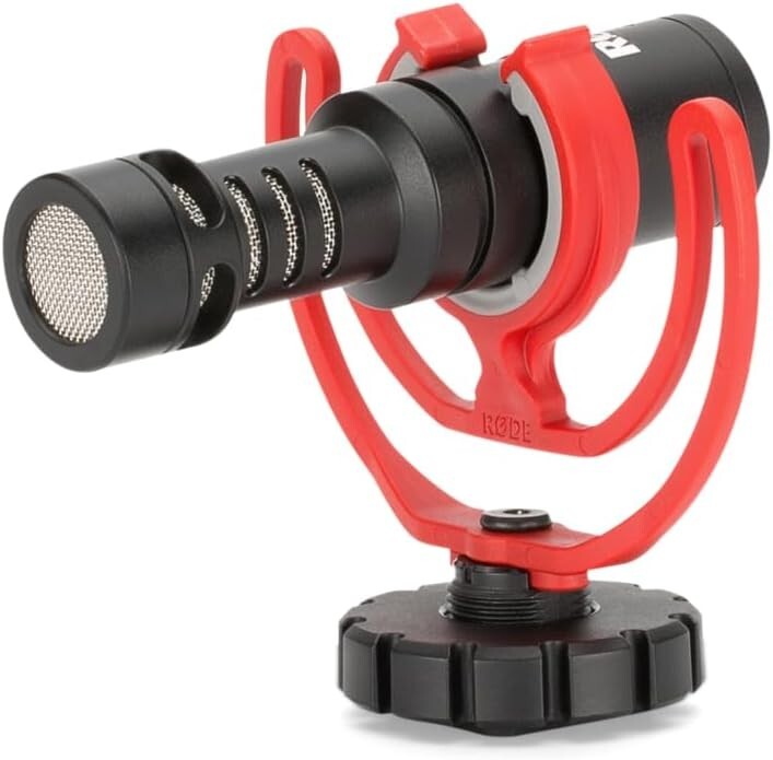 Rode VideoMicro Compact On Camera Microphone with Rycote Lyre Shock Mount