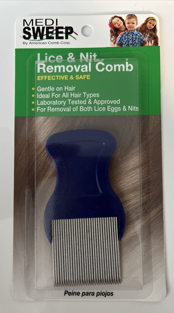 Lice Comb Two Metal Comb & One Plastic Comb