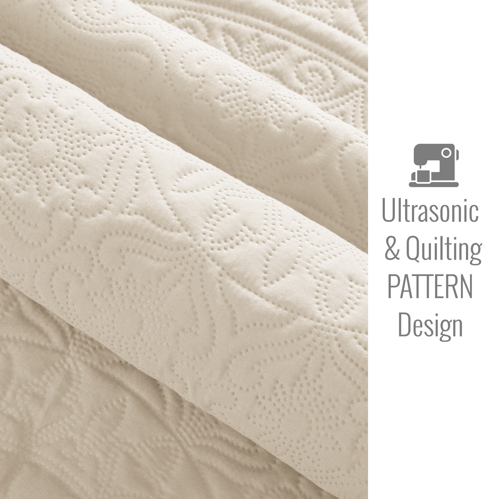 Ultra Soft Quilt Bedspread Set Reversible Coverlet Bedding Throw Twin Queen King