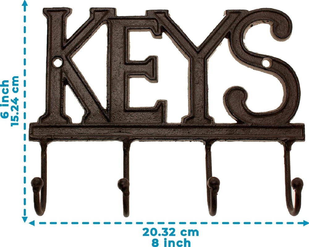 Comfify Key Holder for Wall “Keys Decorative Farmhouse Rustic Wall Mounted-B8