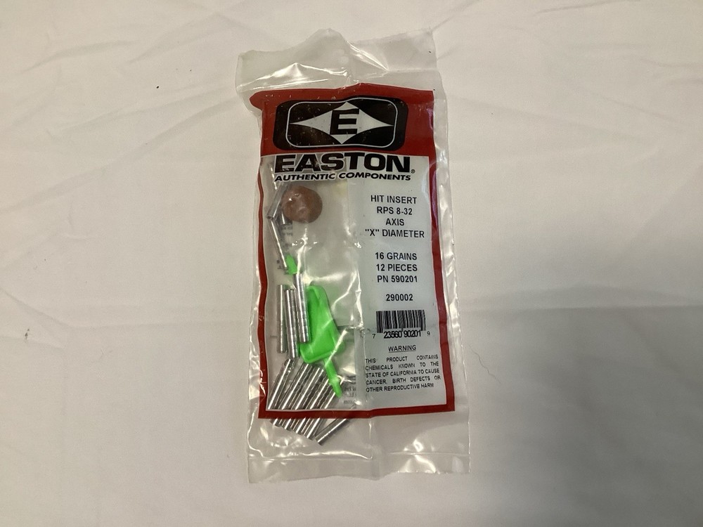Easton Hit Inserts Axis “X”  Diameter