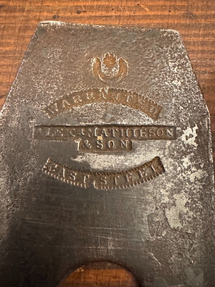 Iron Mitre Plane Mathieson Cutter British Woodwork Tool