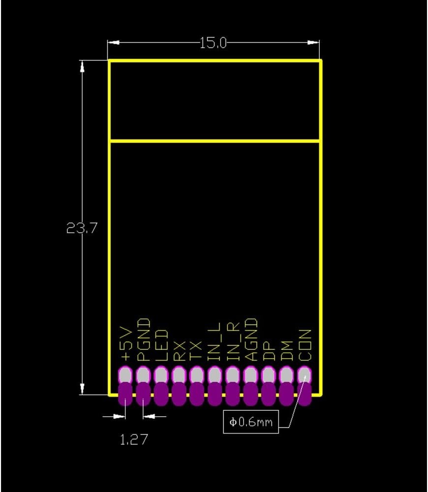 Bluetooth 4.1 Audio Module Wireless Stereo Receiver Transmitter DIY