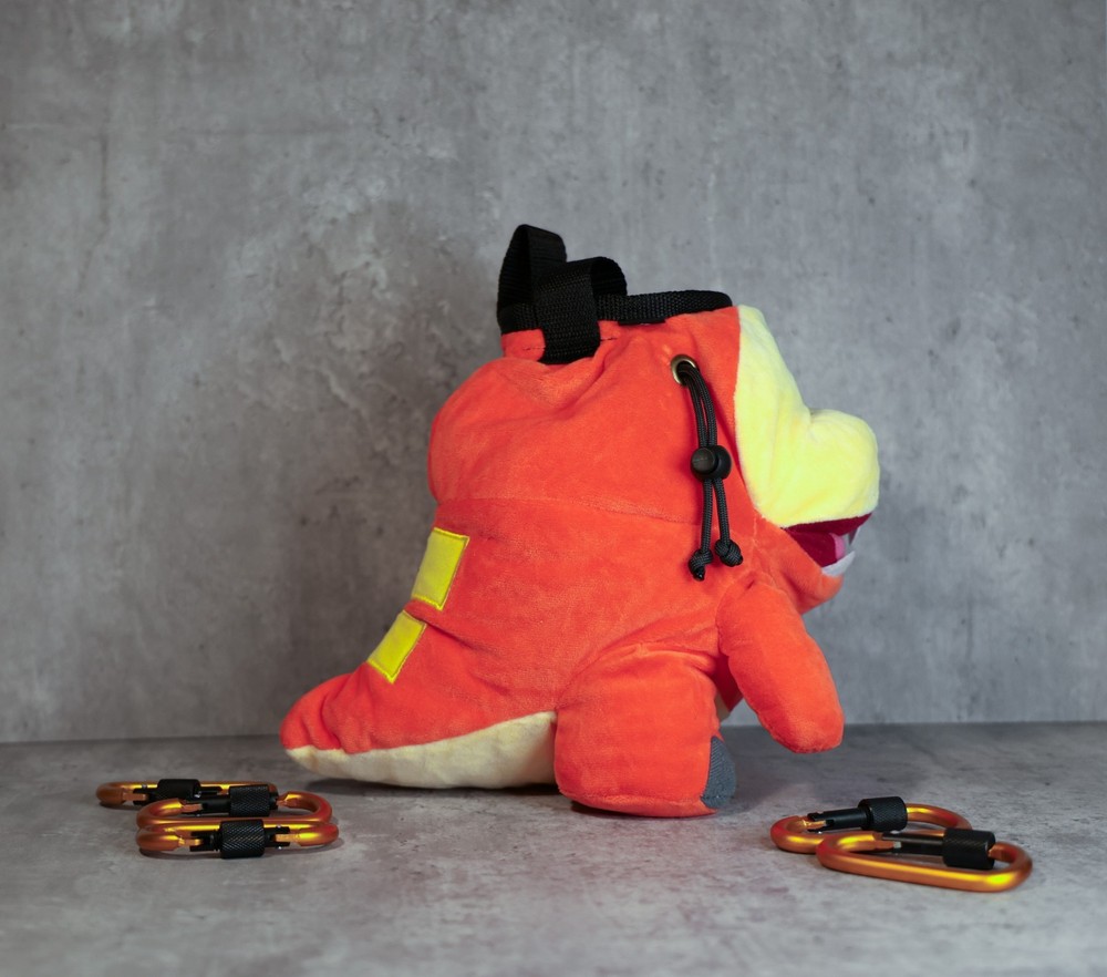 Fuecoco Pokémon Chalk Bag | Fire-Type Plush Climbing Accessory