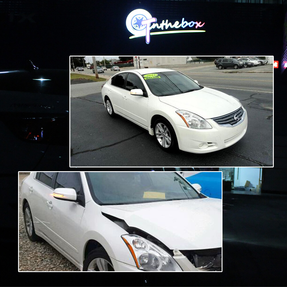 For 2009-2014 Nissan Maxima Clear Amber Side Mirror Sequential Signal Lights 2x