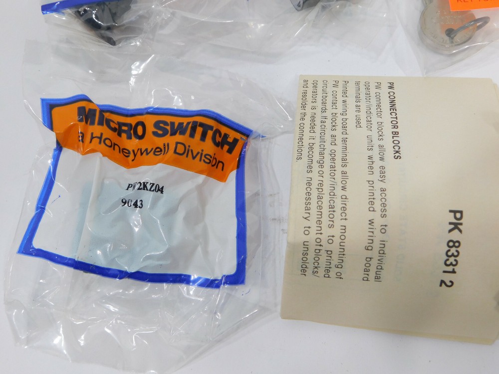 Honeywell Microswitch Kit PW2KB2M2EDAA Keyed / Key Switch PW2KB2M2