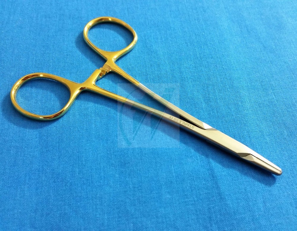 T/C Professional GRADE WEBSTER NEEDLE HOLDER DRIVER 5" SMOOTH PLAIN JAWS