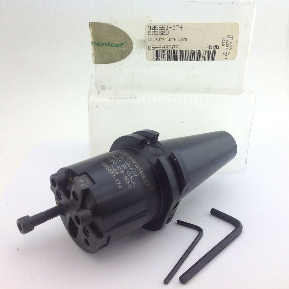 Greenleaf 4096551-174 523623 End Mill Tool Holder with Box