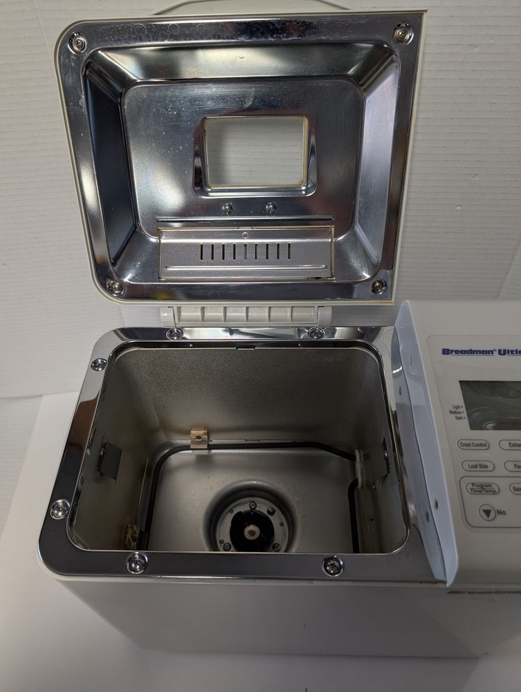 Breadman Ultimate Bread Maker Automatic TR2200C 2 lb White Home Kitchen Digital