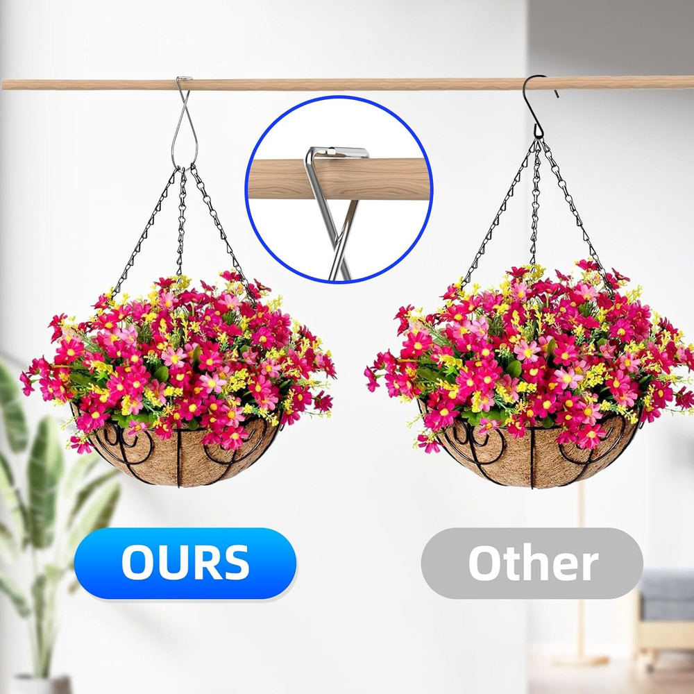Pack Silver Drop Ceiling Clips: Hanging Hooks for Office, Home, Classroom & Wedd