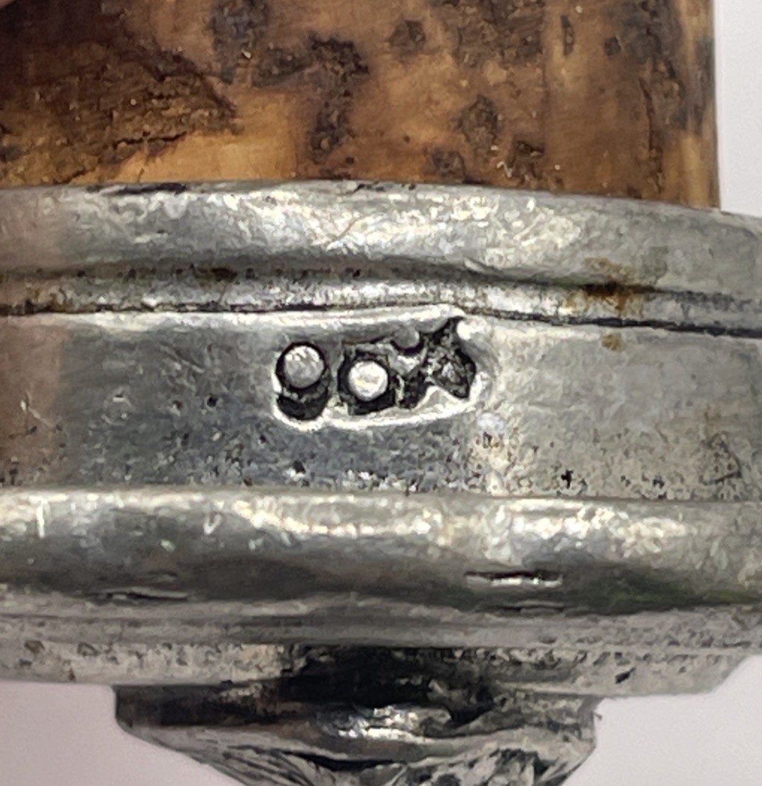 Vintage Sterling Silver Stamped 950 Rooster Wine Whiskey Bottle Stopper