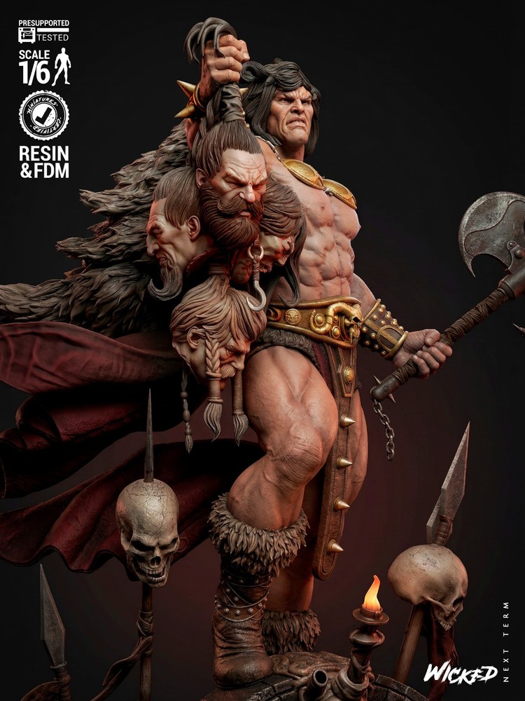 Conan model kit unassembled unpainted see Description