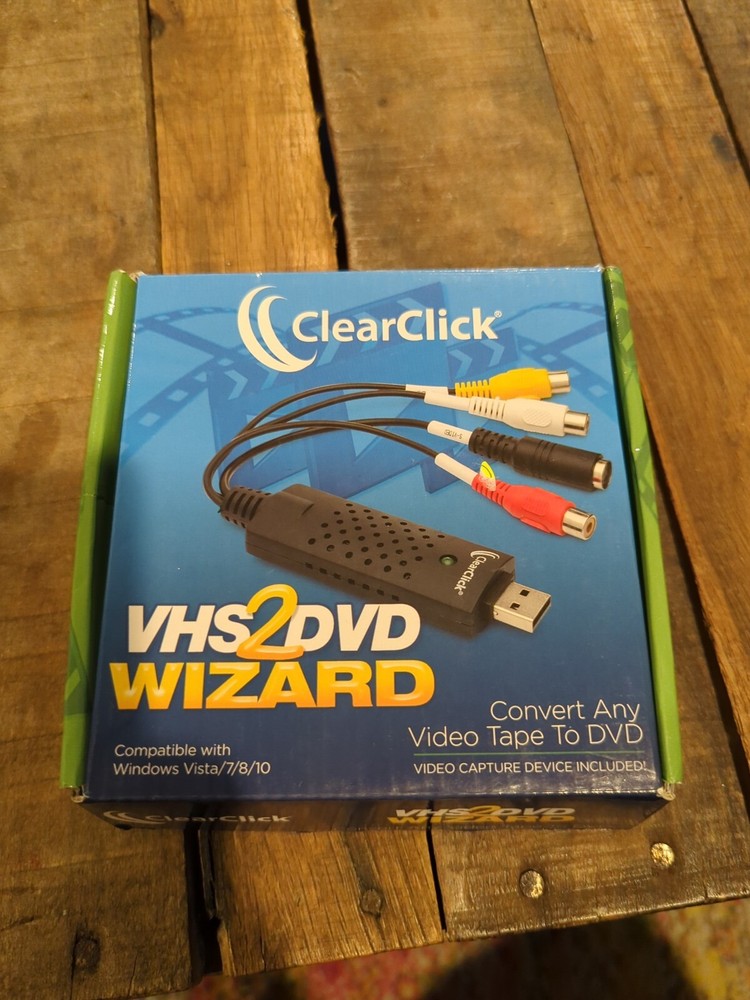 VHS To DVD Wizard Software | USB Video Capture Device Grabber | Digital Video