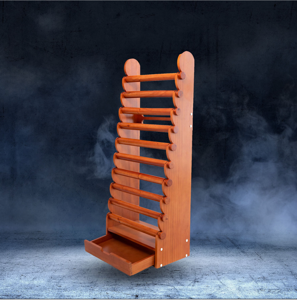 Giant 10 Tier Light Wood Bracelet & Bangles Display Stand Holder +Free Shipping