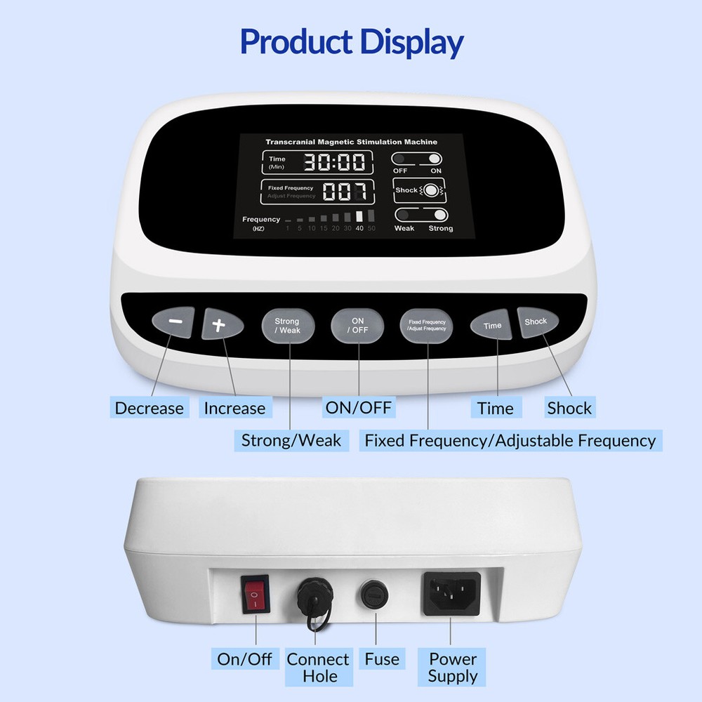 Transcranial Magnetic Stimulation rTMS Device for Brain Depression & OCD Therapy