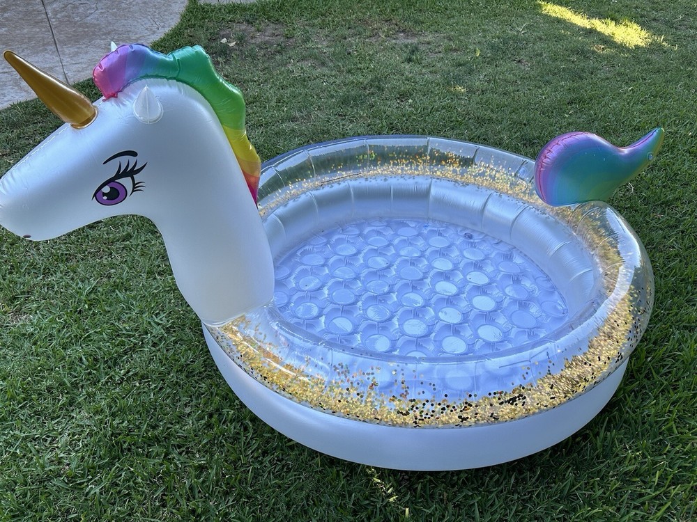 Inflatable Unicorn Swimming Pool Float