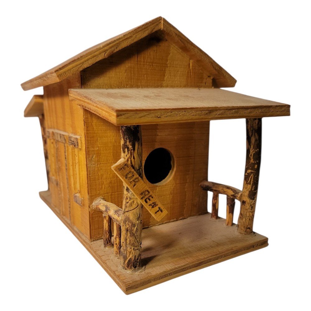 Bird House Made From Cedar