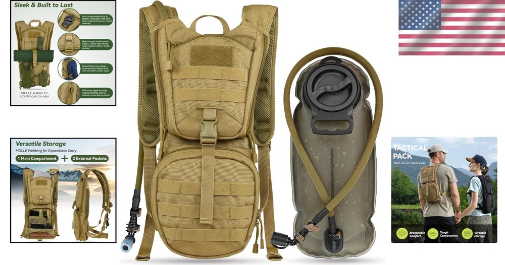 Versatile Hydration Pack for Outdoor Activities