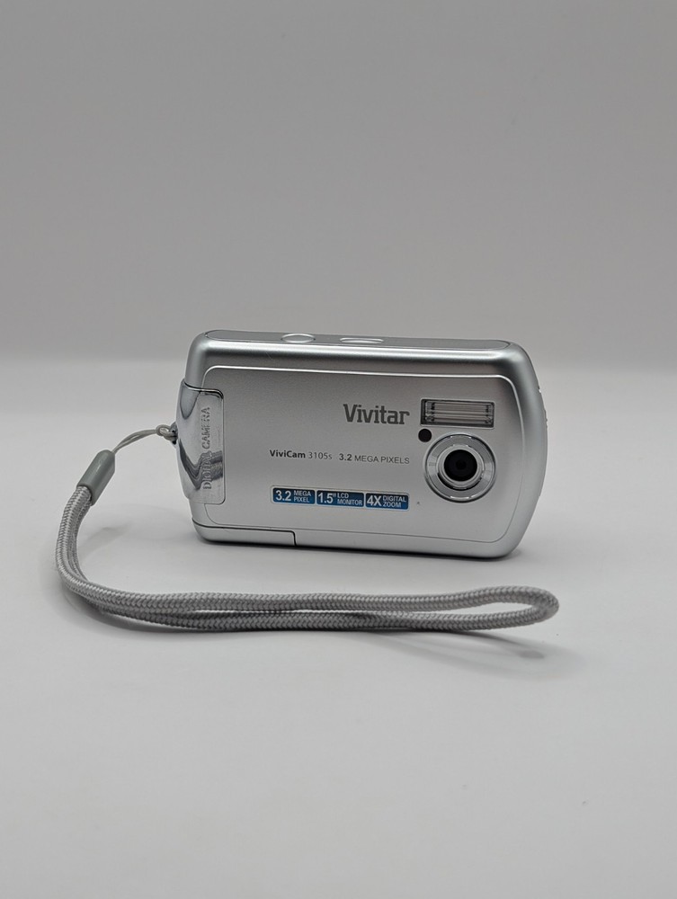 Vivitar Digital Camera Vivicam 3105s 3.2MP Silver Tested