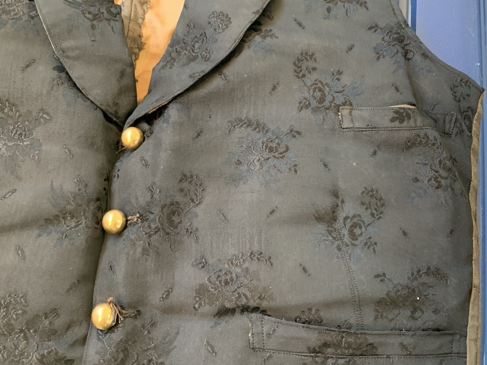 Extremely Rare American Civil War Civilian Vest Coat War Time Period 1860s